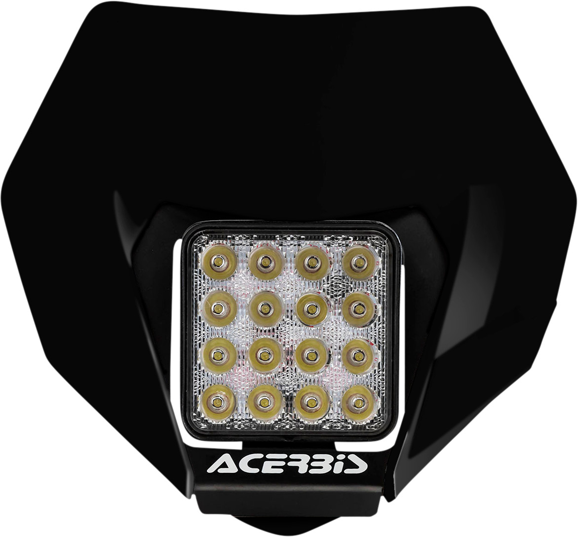 Acerbis VSL Universal Offroad Headlight 2856850001 Black IP68 Waterproof