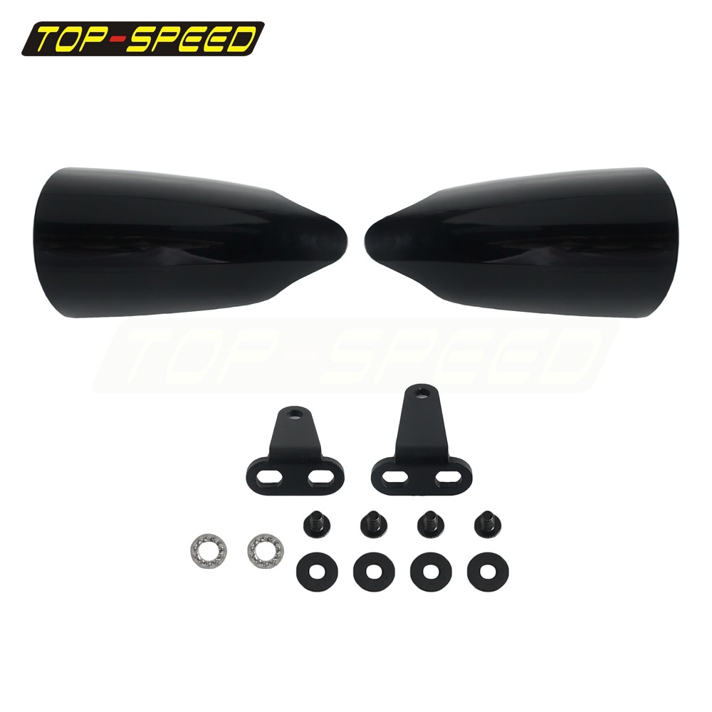 2004-2005 PP Plastic Hand Guards Handlebar Protection For Road King Custom FLHRS
