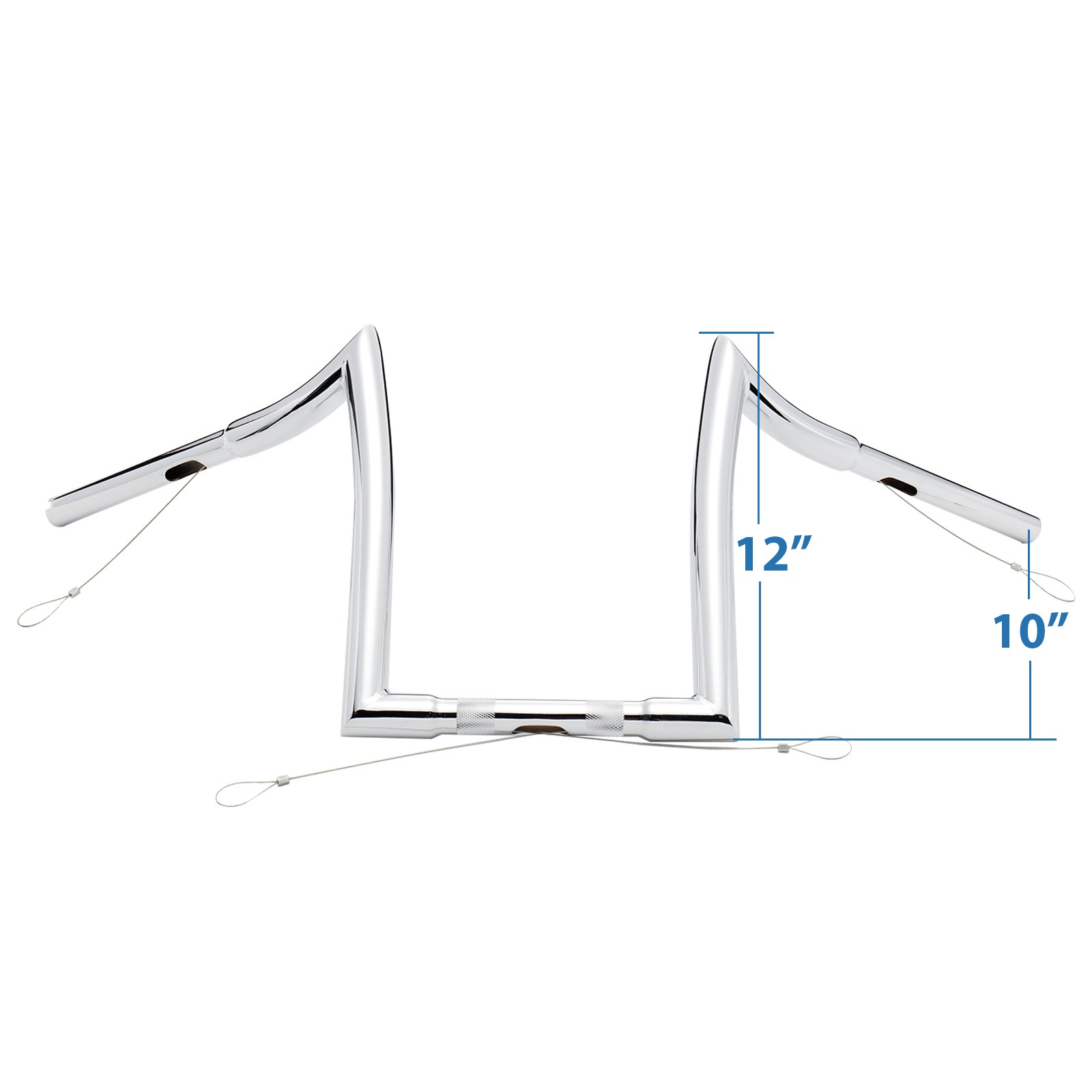 10″ Ape Hanger Meathook Handlebar for Sportster Softail Dyna Road Glide King