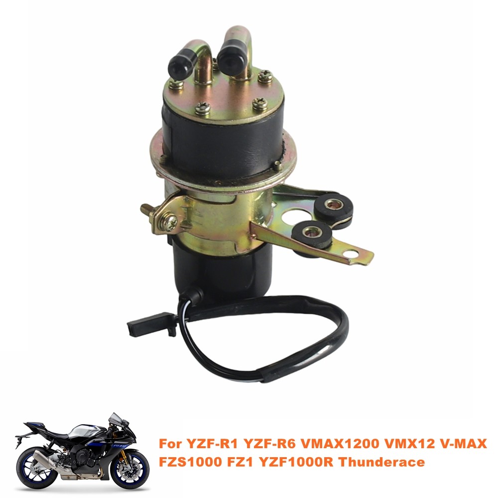 Electric Fuel Pump 2-5PSI 50-60LPH For YAMAHA YZF R1 R6 FZ1 VMAX1200 1990-2005