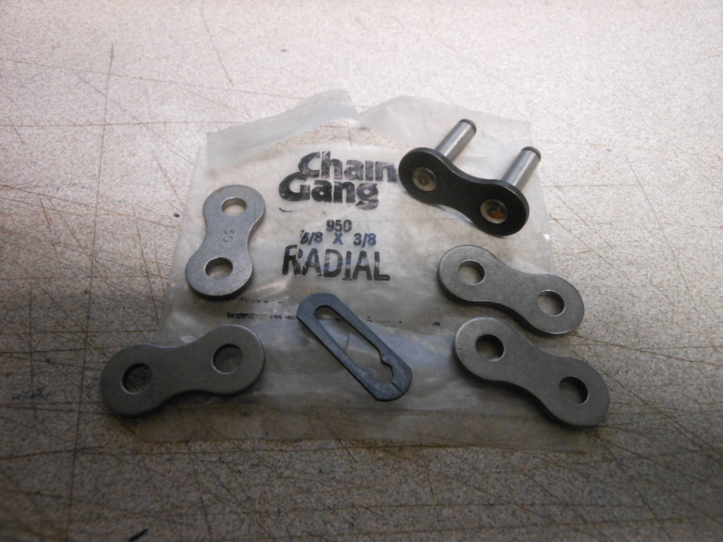 Vintage NOS Chain Gang 950 Chain Radial Master Link Joint 5/8 x 3/8 #9