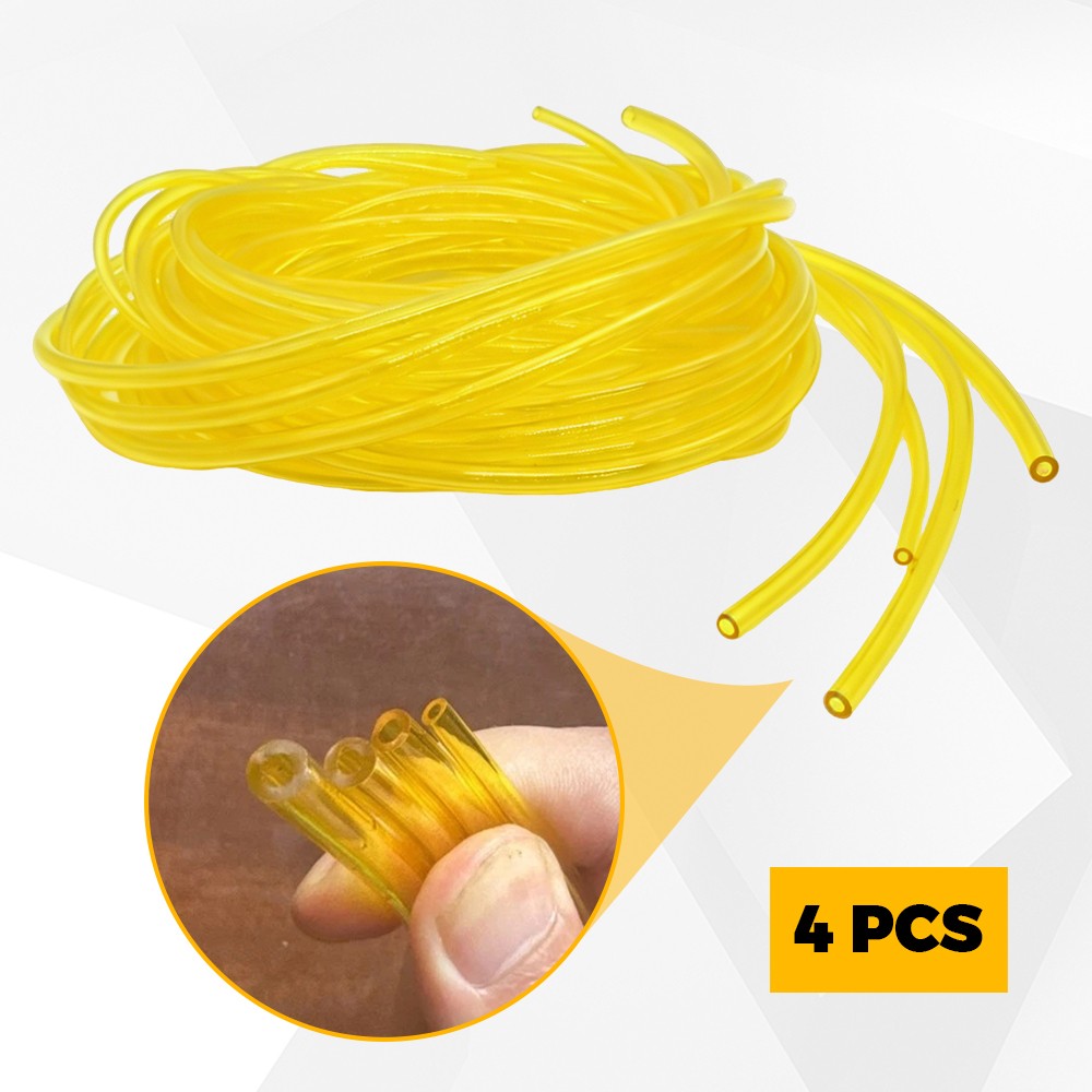 4 Sizes Universal Fits Fuel Line Hose Kit for Diesel Small Engine 2 Cycle 8.2FT