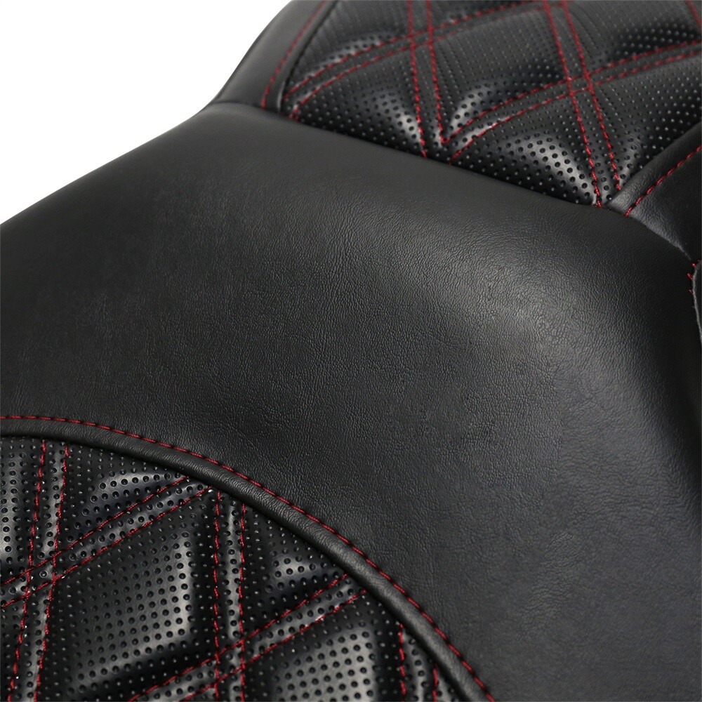 Seat Red Line Two-Up Driver & Passenger For Harley Road King Models 1997-2007 US