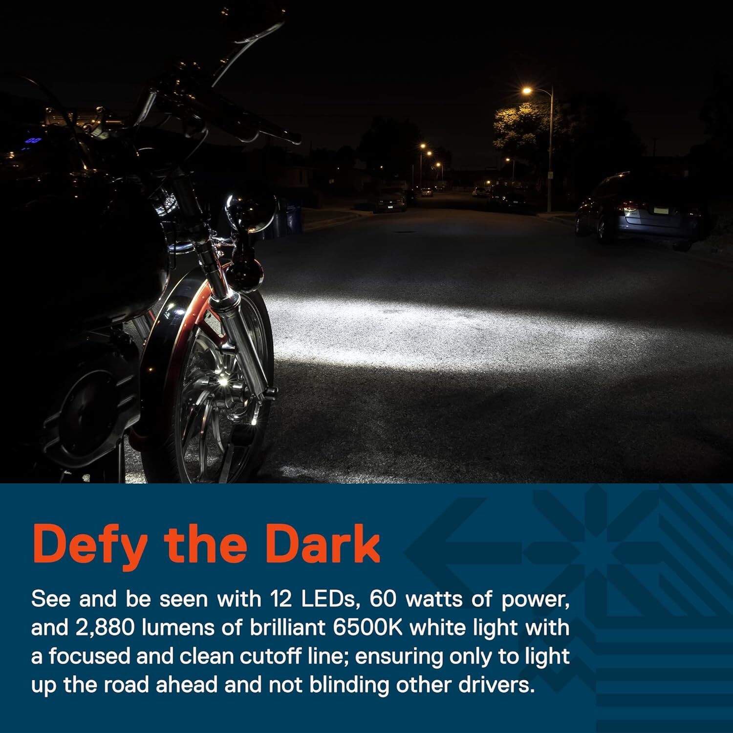 7″ inch LED Headlight With Fog Lights For Harley Davidson Touring Street Glide
