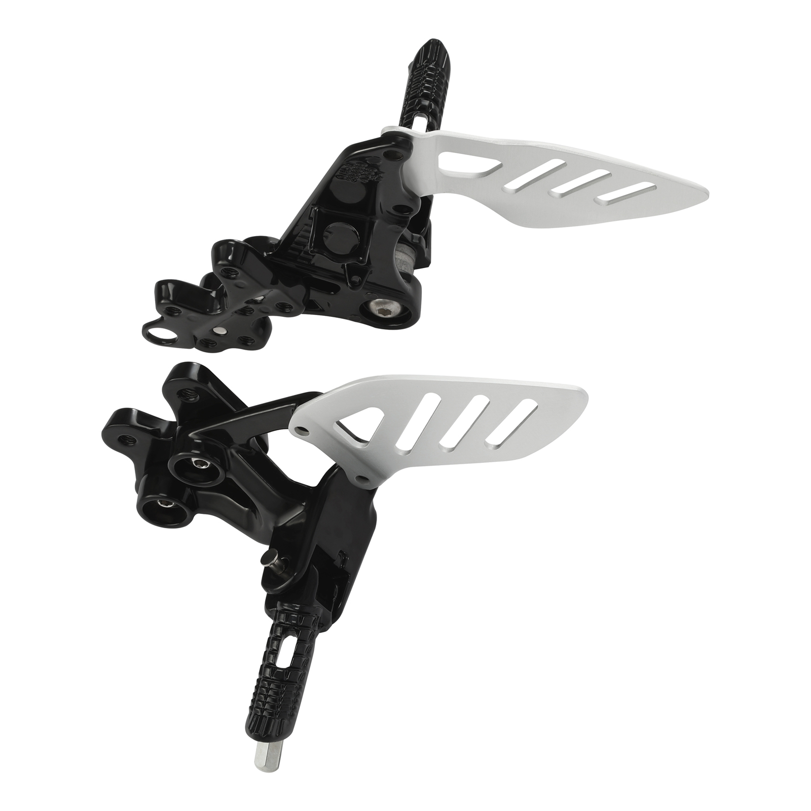 Front Rider Footrests Foot Pegs Bracket Fit For SUZUKI GSXR600 GSXR750 2006-2010