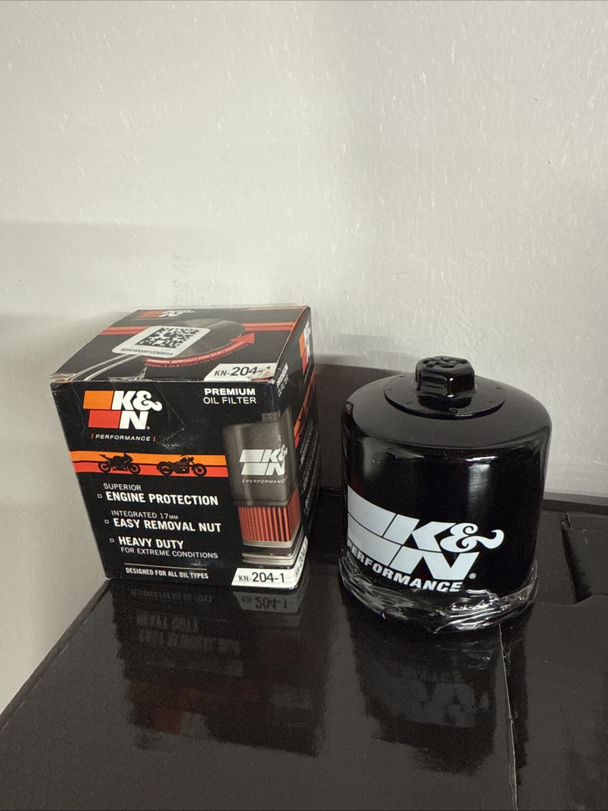 KN-204-1 Oil Filter Honda/Kawasaki/Triumph/Yamaha 2001-2022 Models