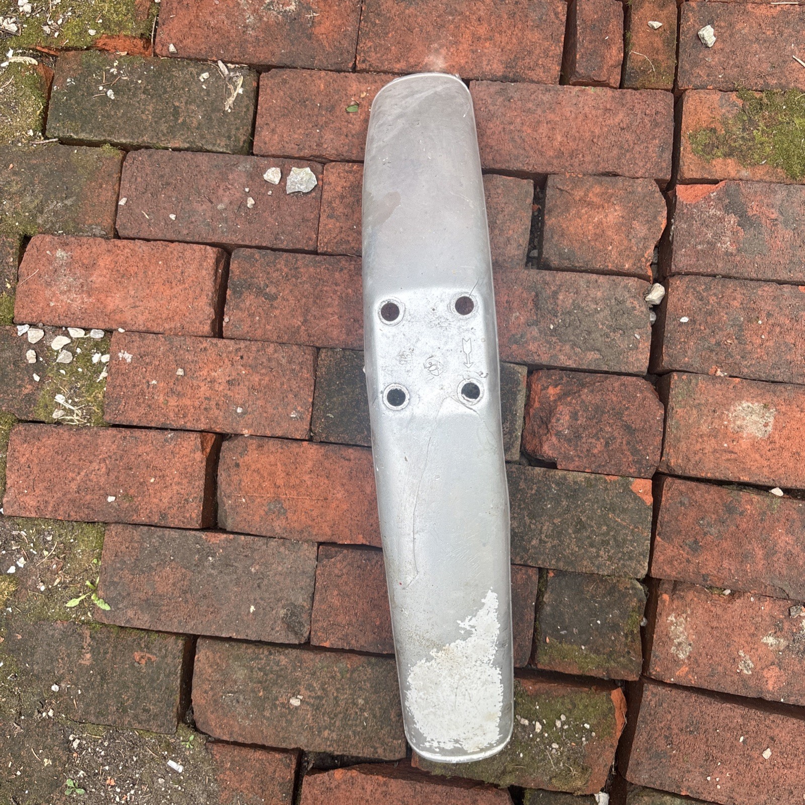 1974 1975 1976 Yamaha DT400 DT360 Dt250 Front Fender Has Been Repaired Nicely