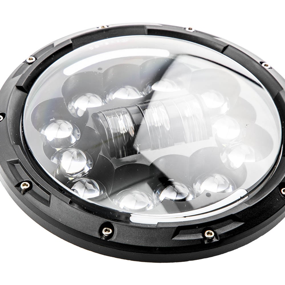 7 Inch 4.5 Inch 90W/40W Round LED Headlights Fog Light Hi & Lo Beam 12-24V DC