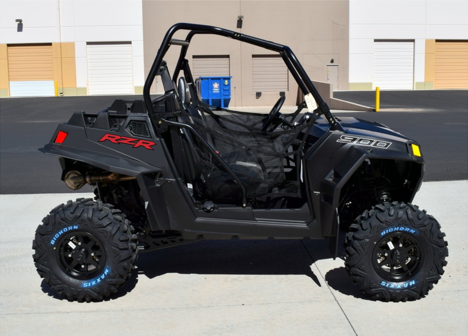 RZR decal 4 pack graphic / RED / vinyl adhesive stickers / decal pack