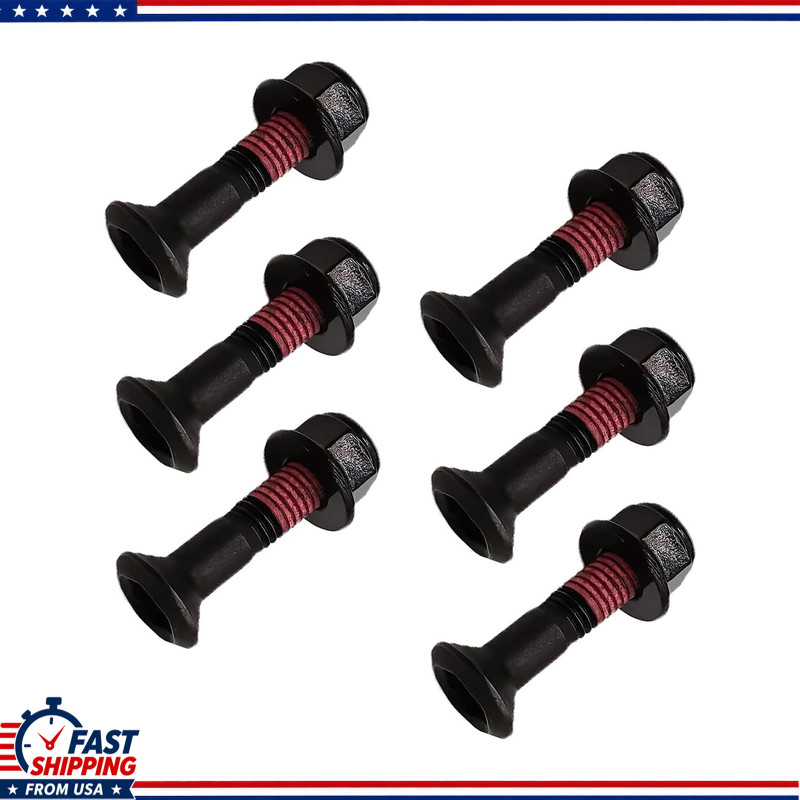 Sprocket Bolt and Nut Kit (6 PCS) Dirt Bike Motorcycle ChainColor: Black