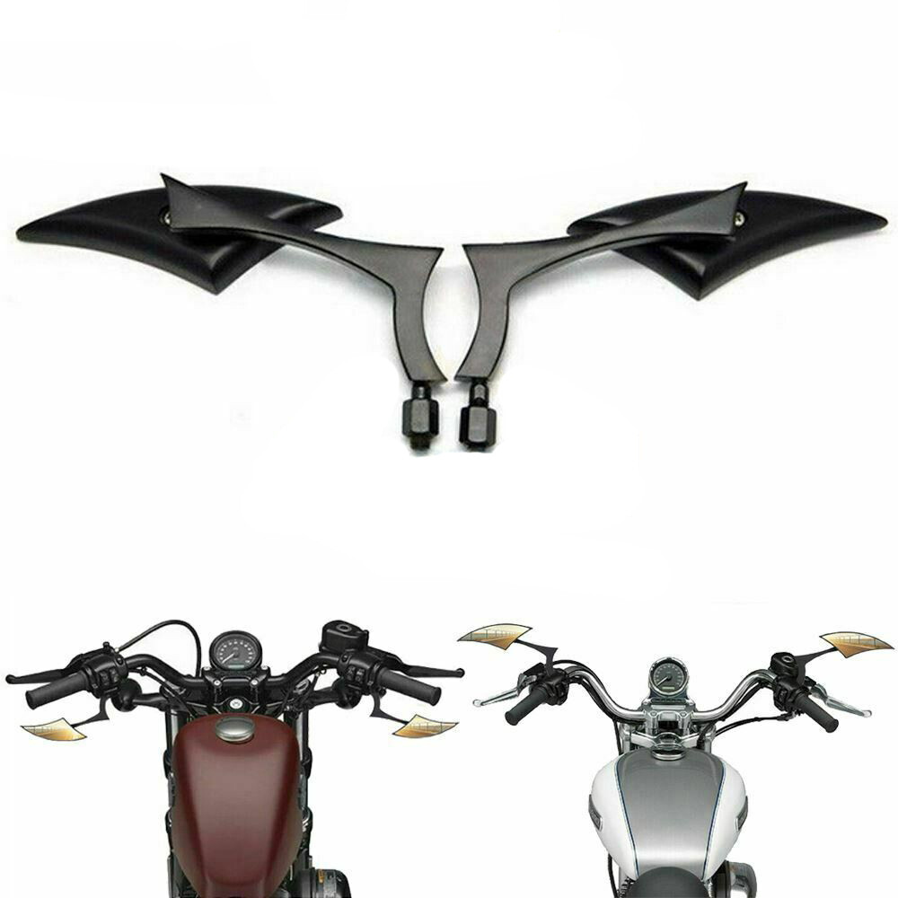For Honda Fury 1300 Mirror Motorcycle Rear View Side Blade Mirrors Black CNC