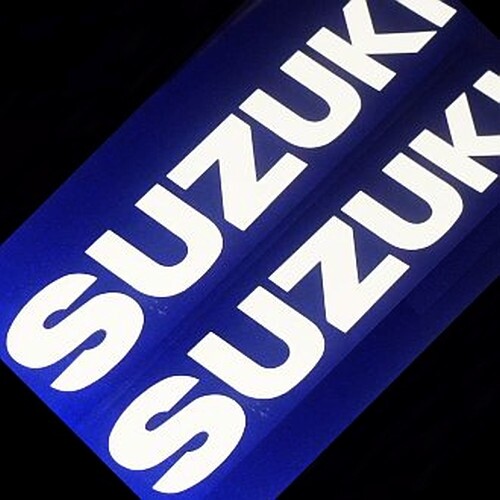 Suzuki GLOSS WHITE decals 750 stickers 600 gsxr 1000 sv 650 250 gsx f 8r moto gp