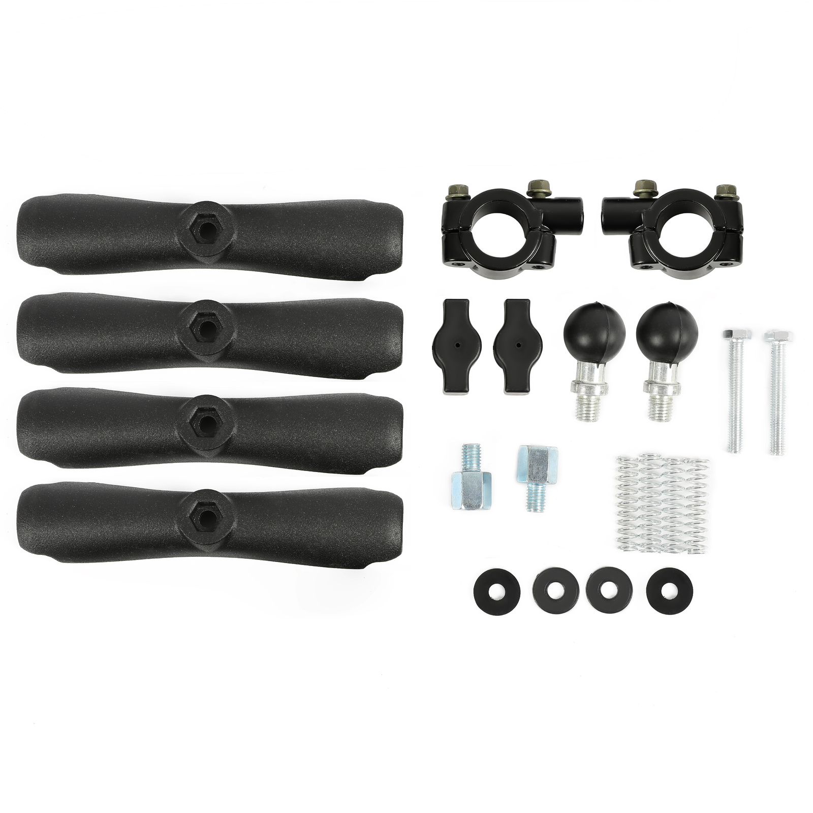 Fits For Dirt Bike Dual Sport Adjustable Motorcycle Rear Adventure Mirrors 10MM