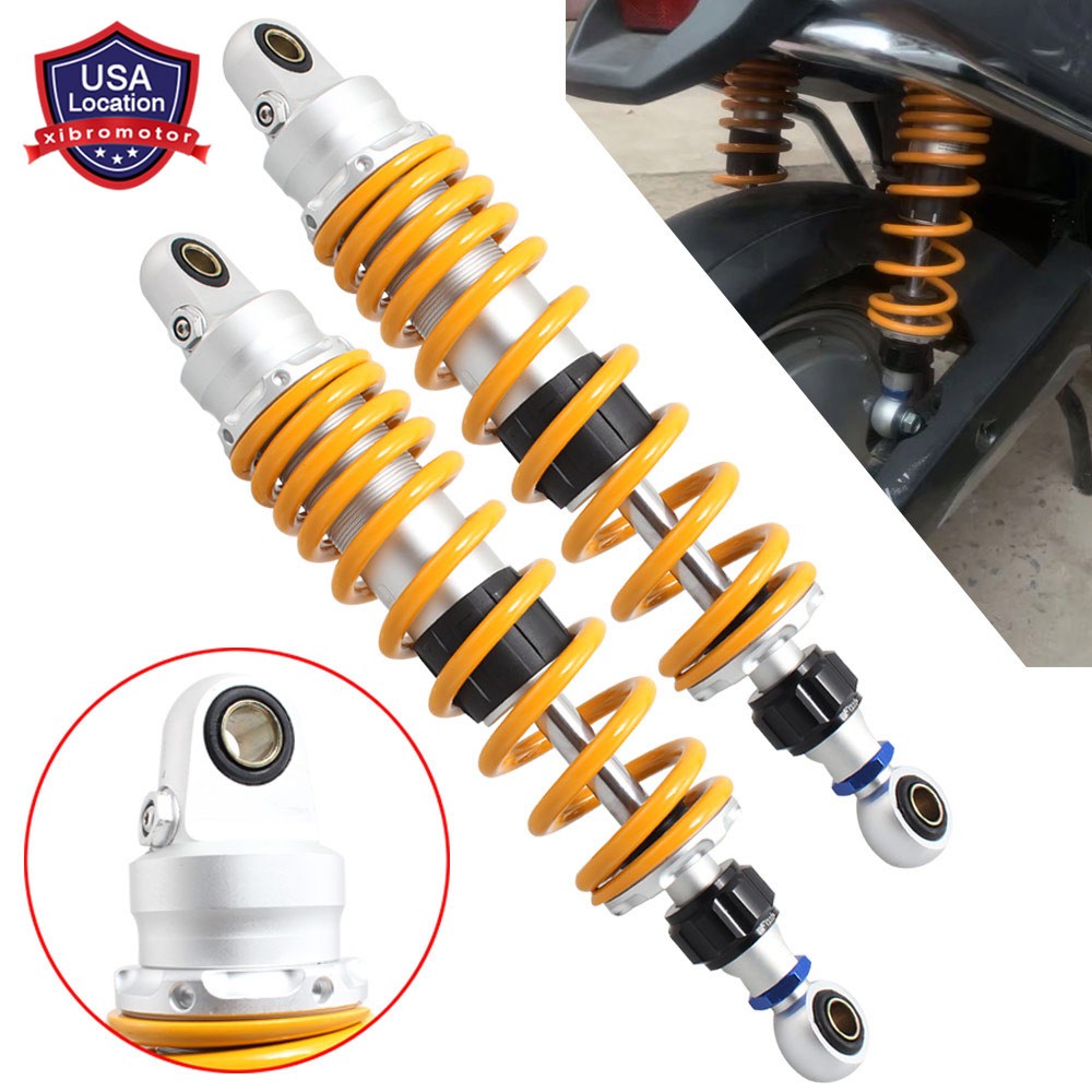 Aluminium Adjustment 330mm 13″ Rear Air Shocks Damper Absorbers Suspension New