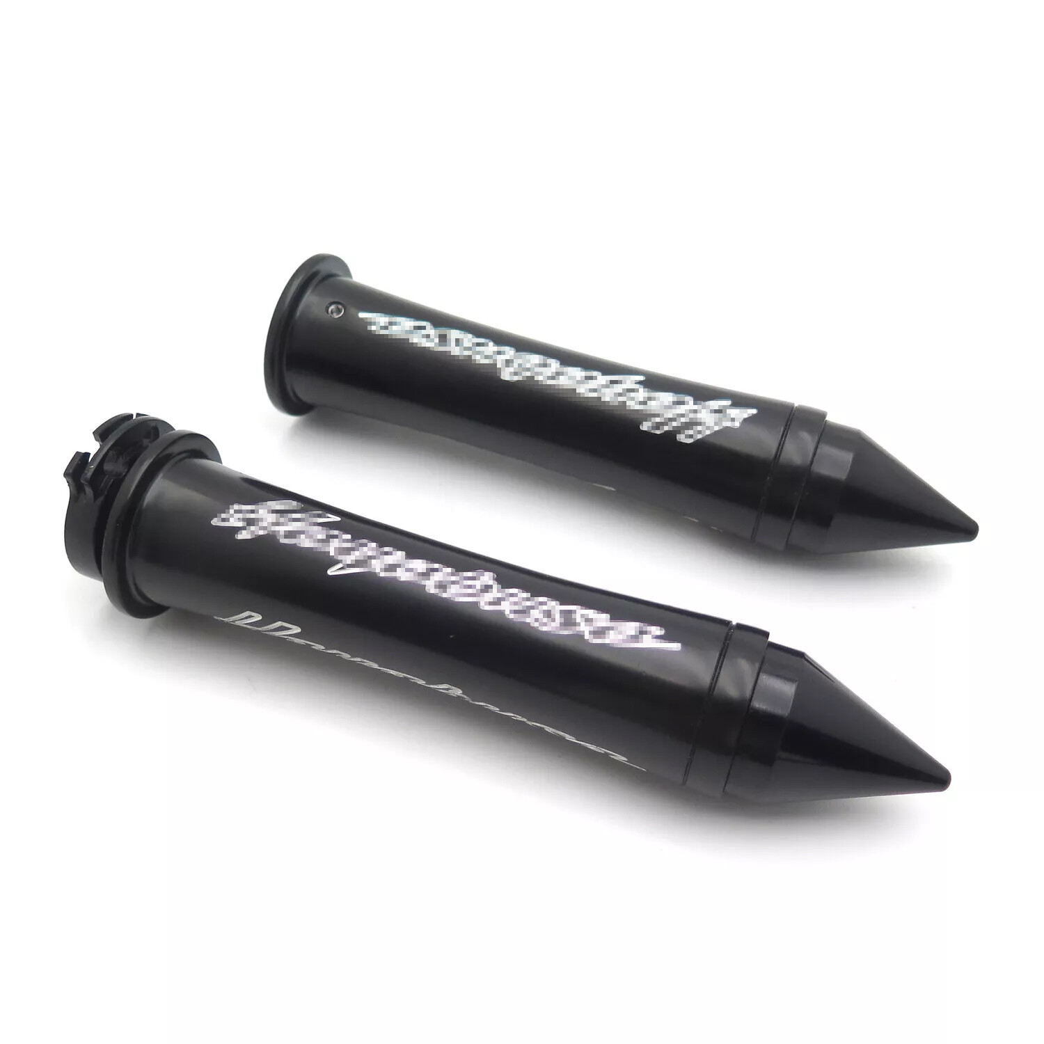 Custom 7/8″ 22mm Handlebar Grips For Suzuki Gsxr 1300 R Hayabusa All Year Black