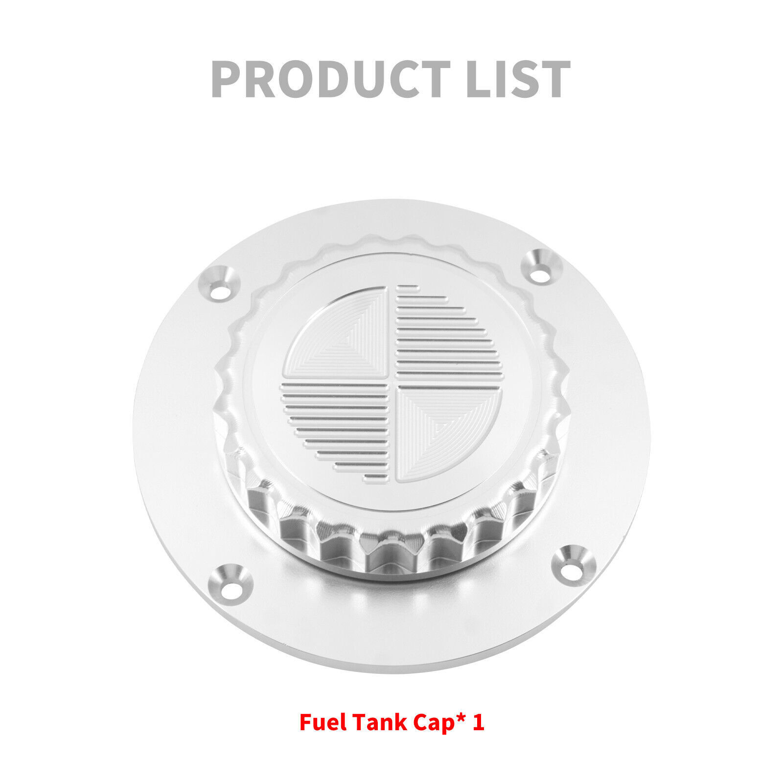 Chrome Fuel Tank Gas Cap CNC Filler Cover Fit For BMW K1 K75 K100 K1100 88-06