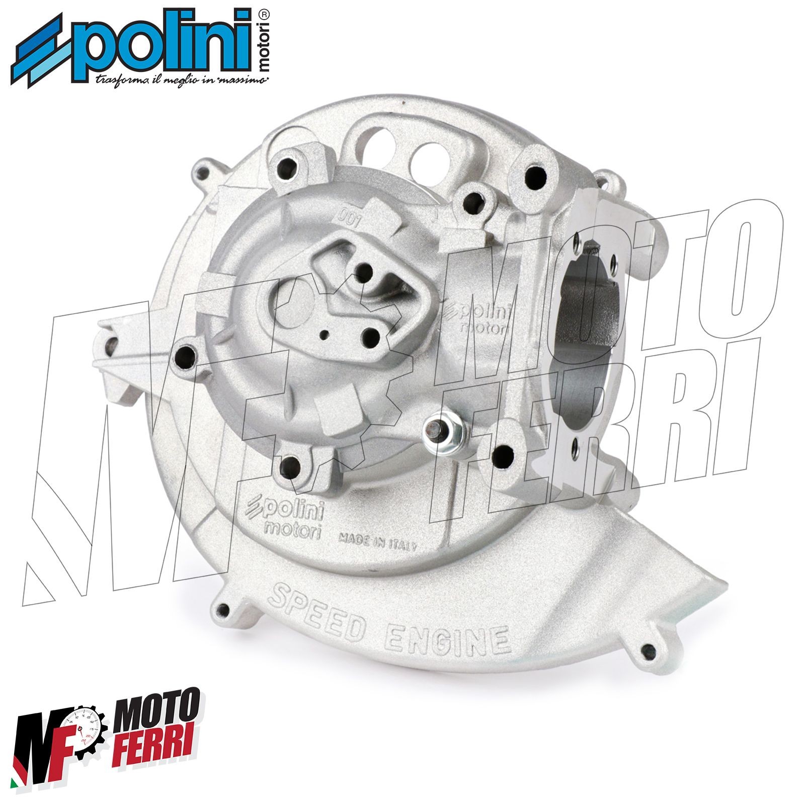 Polini Electronic Engine for Piaggio SI Ciao PX SC FL BRAVO Boxer, Grey