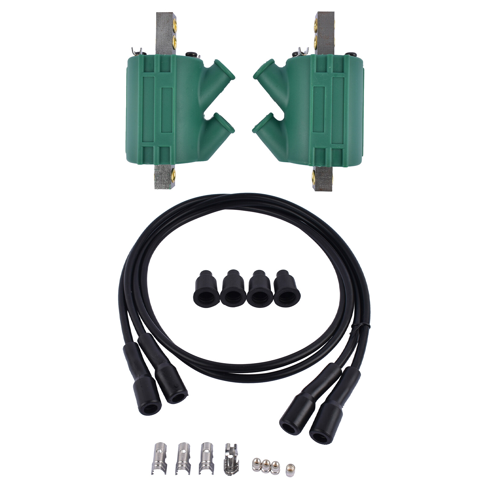 For Kawasaki KZ1000 1979-80 Ignition Coils 3 ohm Dual Output DC1-1 Wires DW-200