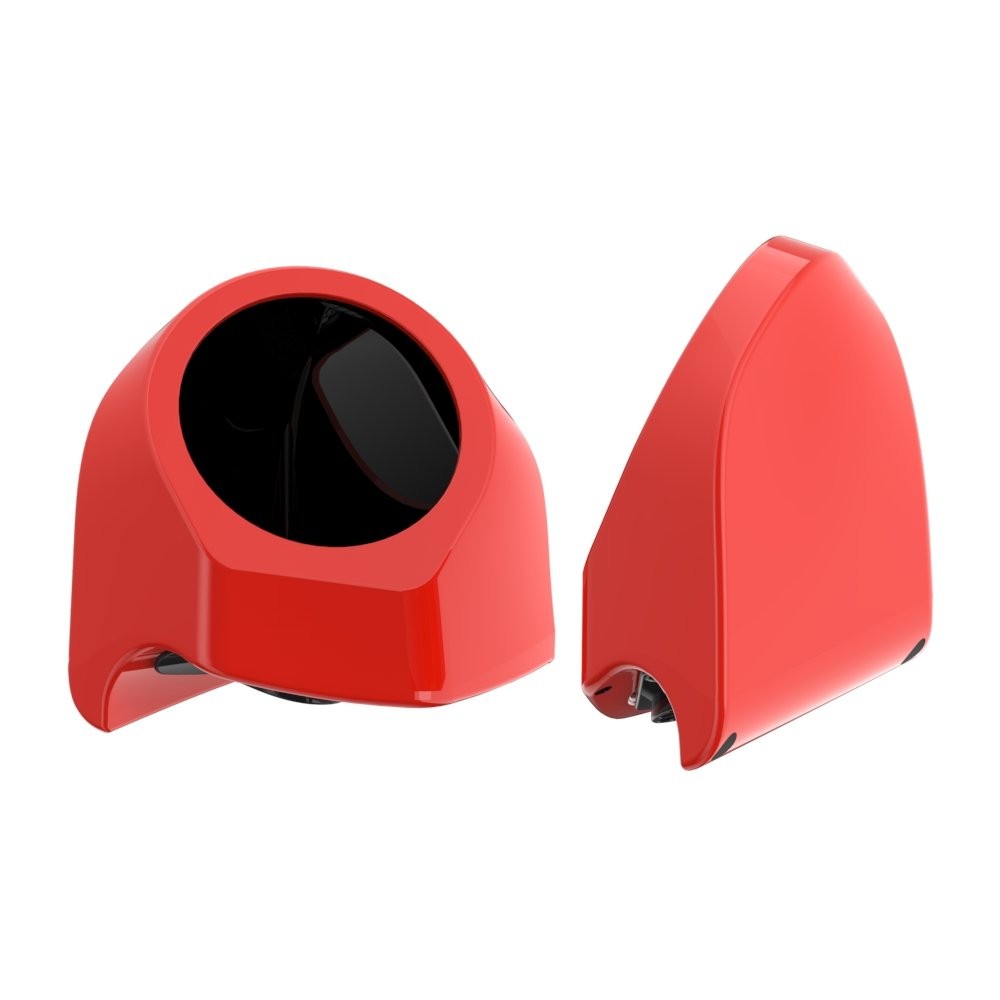Advanblack 6.5 inches Speaker Pods PERFORMANCE ORANGE Fits Harley King Tour Pack