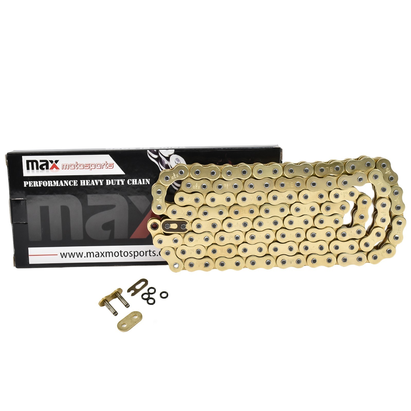 530 x 128 Links Gold O-ring Heavy Duty Drive Chain for Harley-Davidson