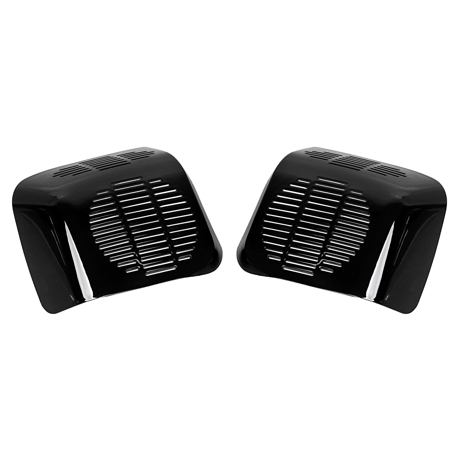 Gloss Black Rear Speaker Covers For Honda Goldwing 1500 GL1500 1988-2000 89 90