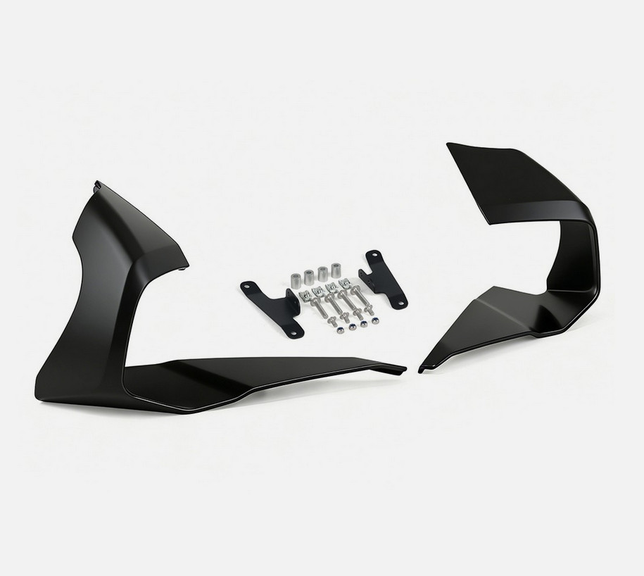 1-Pack Front Spoiler Wing Aerodynamic Winglet Kit for 2024-2026 Kawasaki ZX-6R
