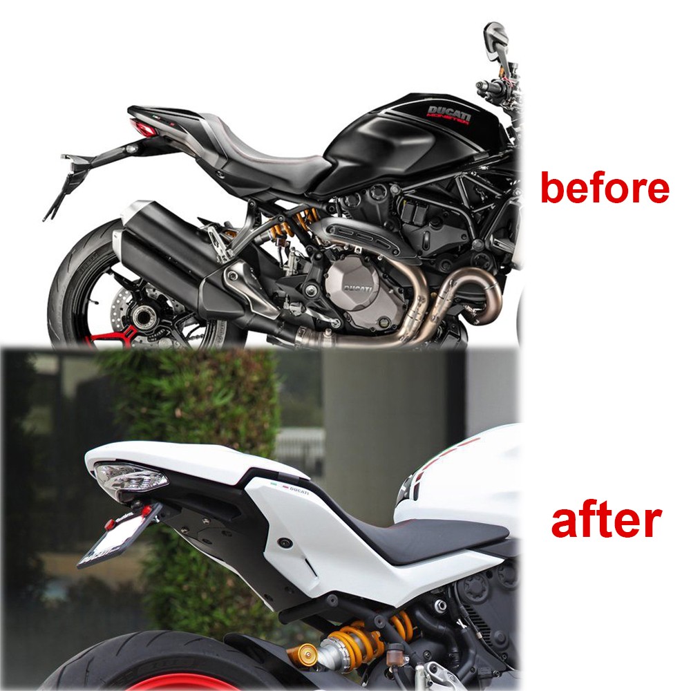 Rear Tail Tidy Fit For 2017-2022 Ducati Monster 1200 Monster 1200S Monster797