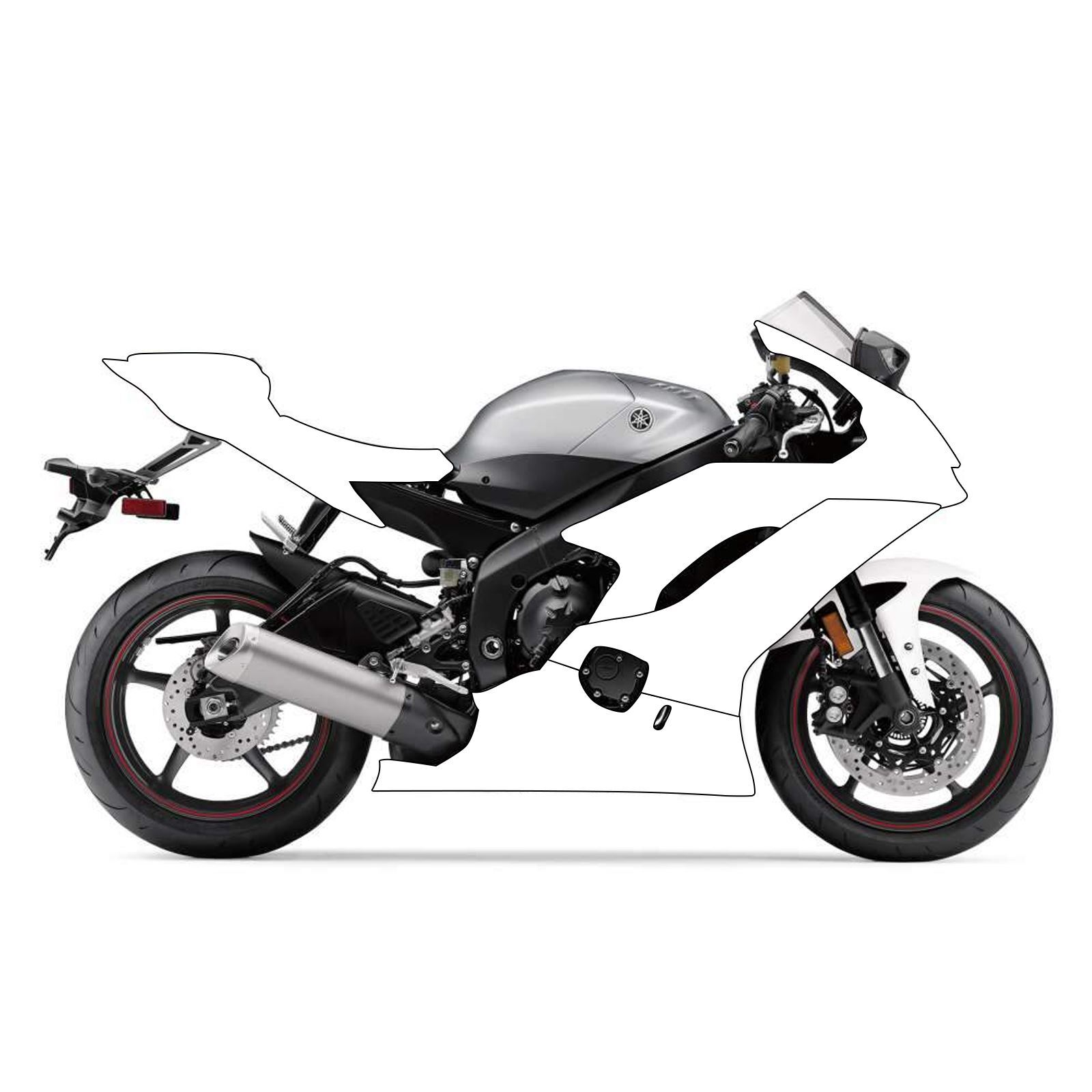 Fibreglass Race Fairing Kit for Yamaha R6 2017 – 2020
