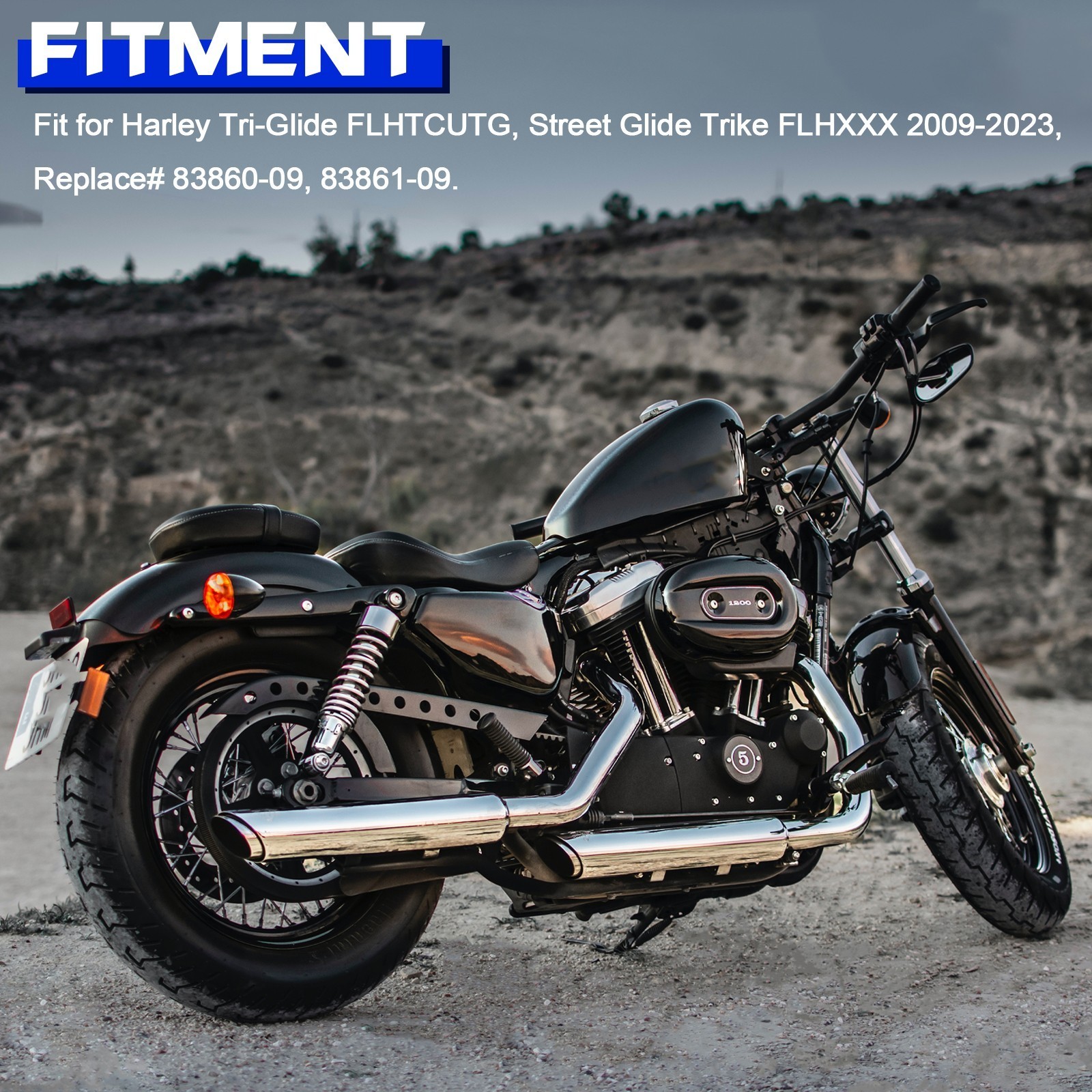 1.5” Rear Lift Kit Fit For Harley Davidson Touring Models Motrcycle 2009-2023