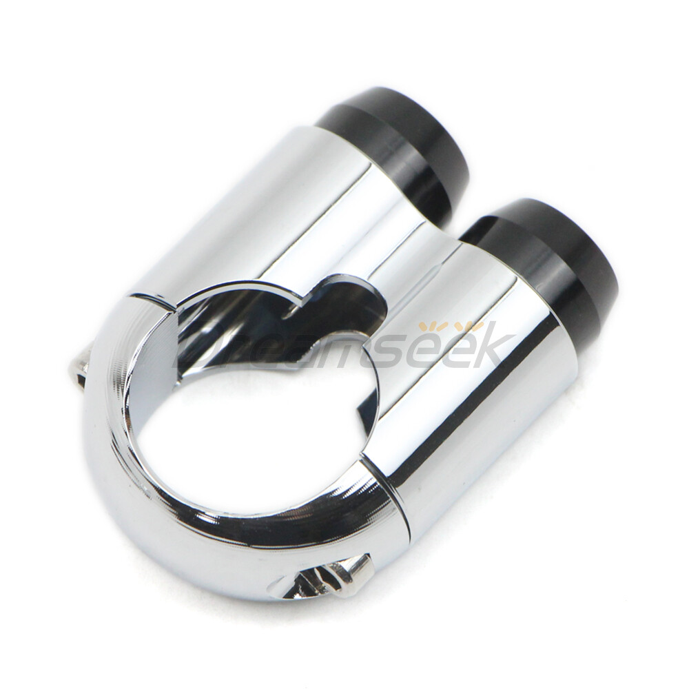 2 Button 1” Handlebar Switch Control Light Button Universal Motorcycle Chrome