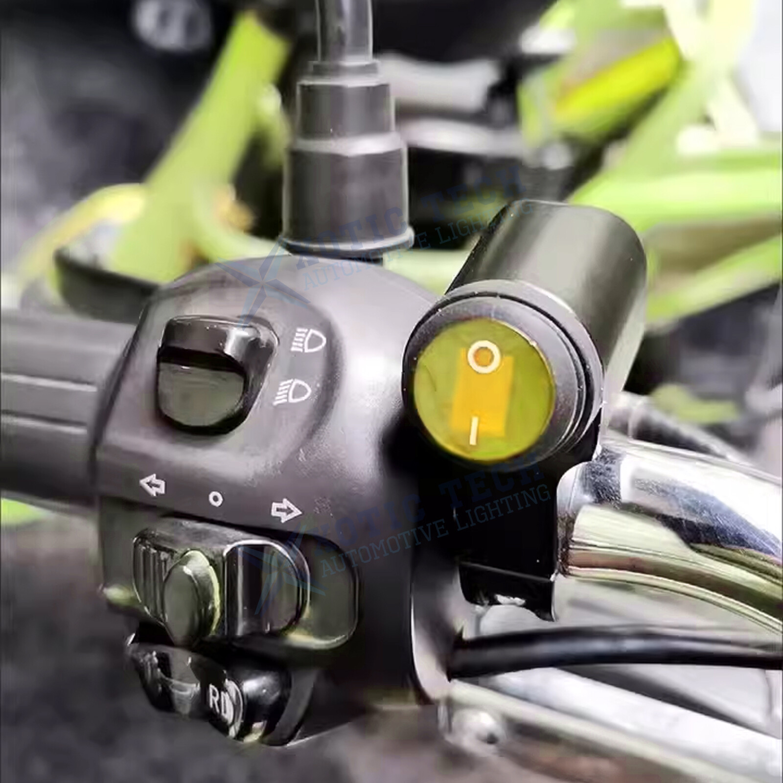 Universal 7/8″ Light Bar On Off Switch Button For Motorcycle Scooter Dirt Bike
