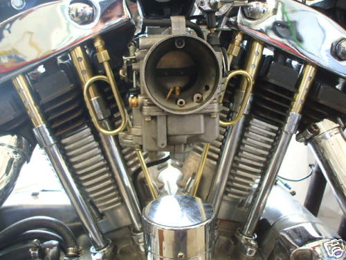 Old-Stf 57-84 Ironhead Sportster Engine Brass oil line & Hardware Dress up Kit