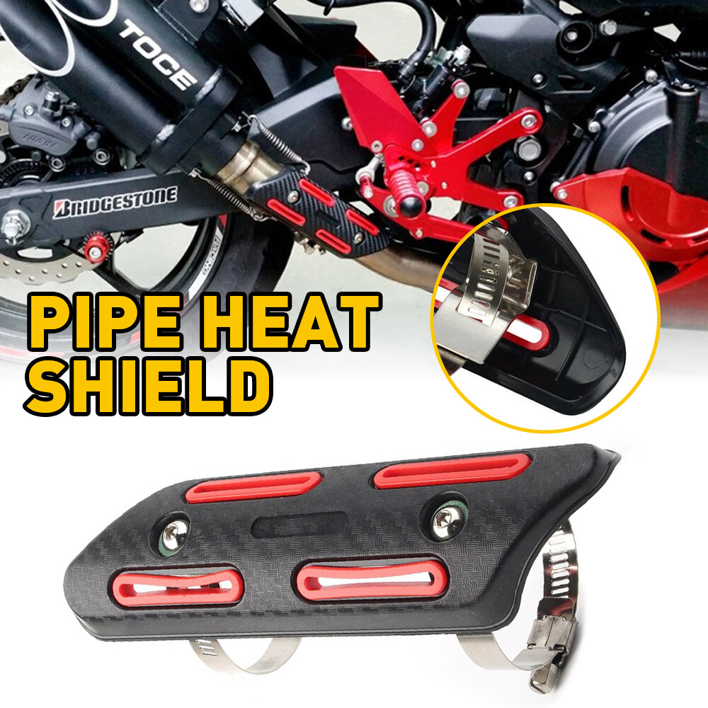 Pipe Heat Shield Guard Cover For Honda CRF450R 2002-2020 CRF450X 2005-2020 Red