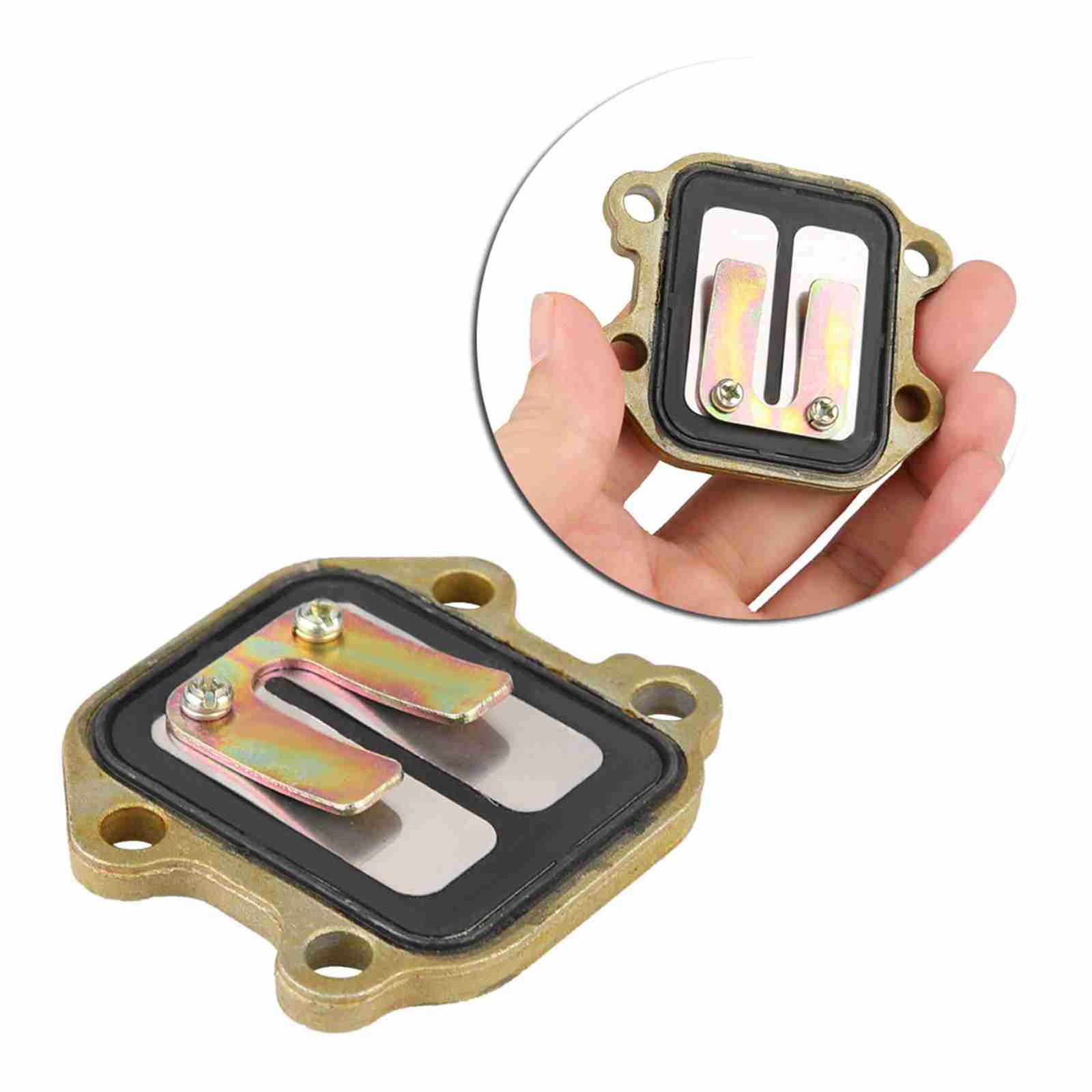 Durable Motorcycle Intake Reed Valve Assembly For PW50 1981-2009