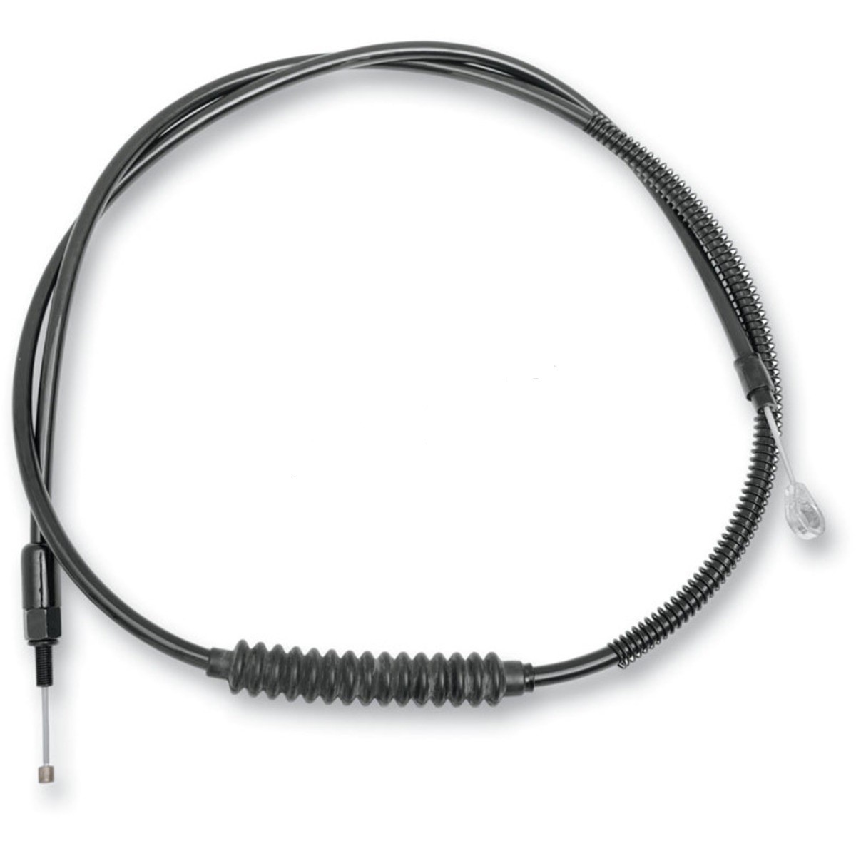 Barnett Black Extended Clutch Cable +16 Inches for Harley-Davidson 4 Speed 71-84