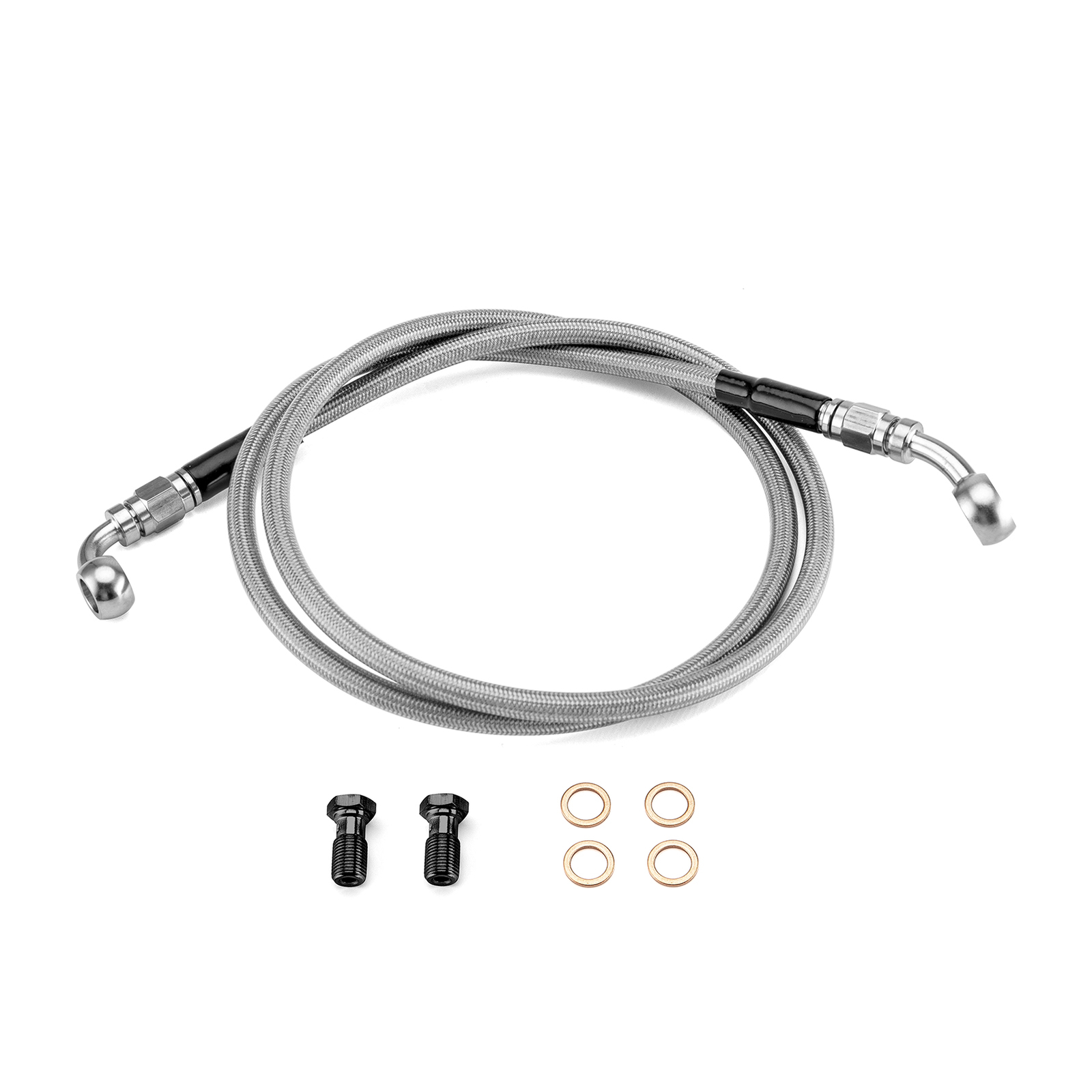 48″ Stainless Steel Braided Front Brake Line Kit For Harley Sportster XL Non-ABS