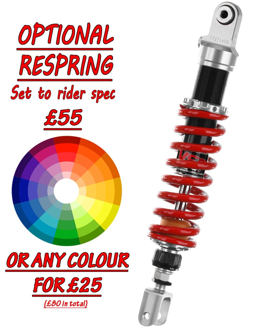 VOGE RALLY 300 YSS Shock Absorber – 400mm