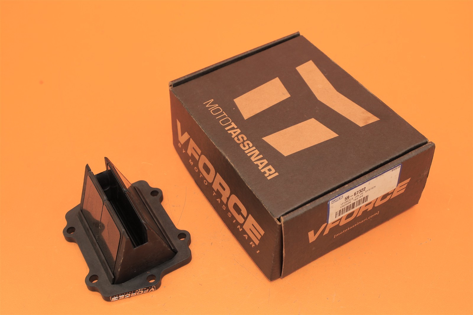 2002-2004 CR250R CR250 V-Force 3 Reed Valve Intake Cage Block Petals Fuel Mix