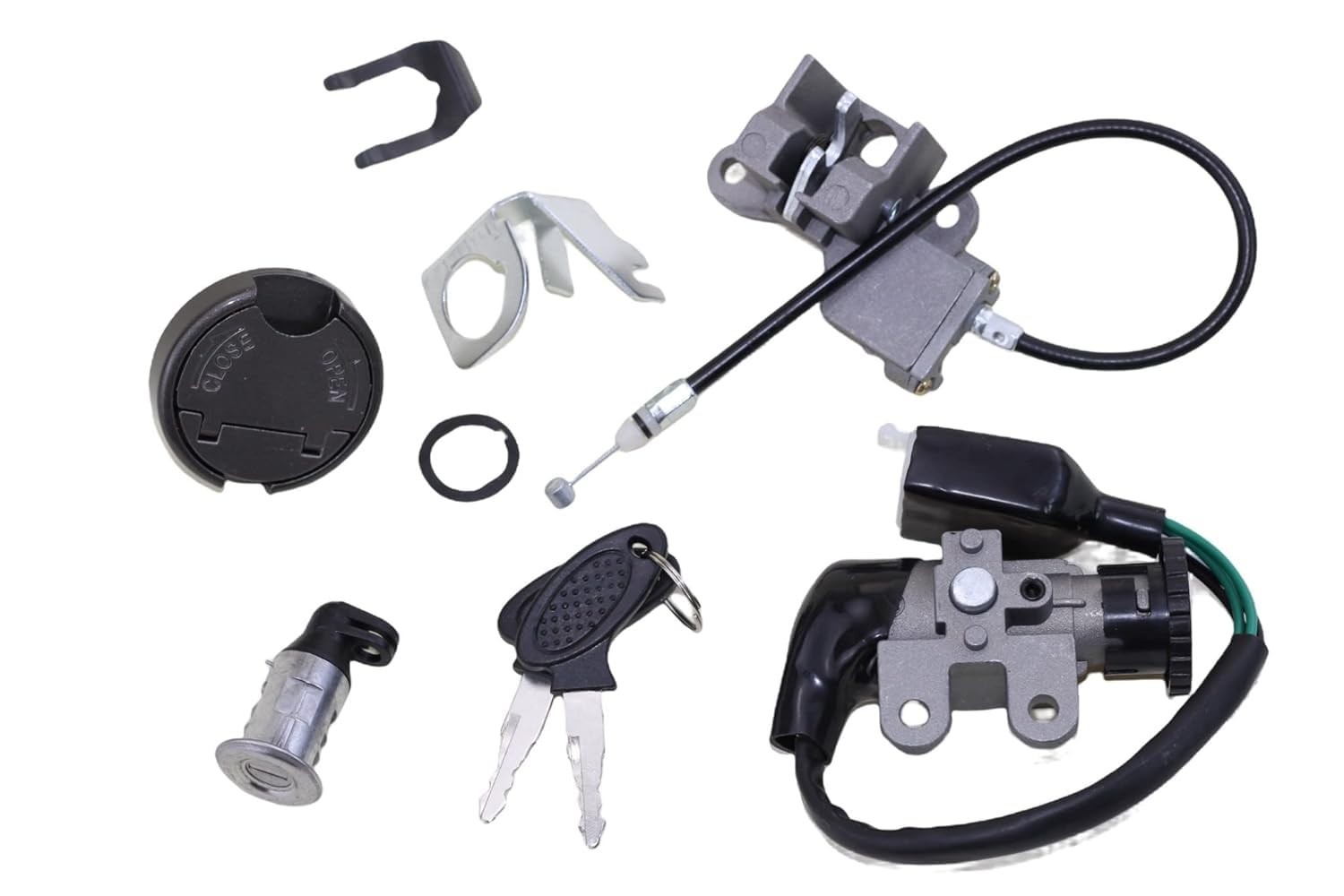 Reliable GY6 Ignition Switch with Keys for Various Scooter Models – Secure Start