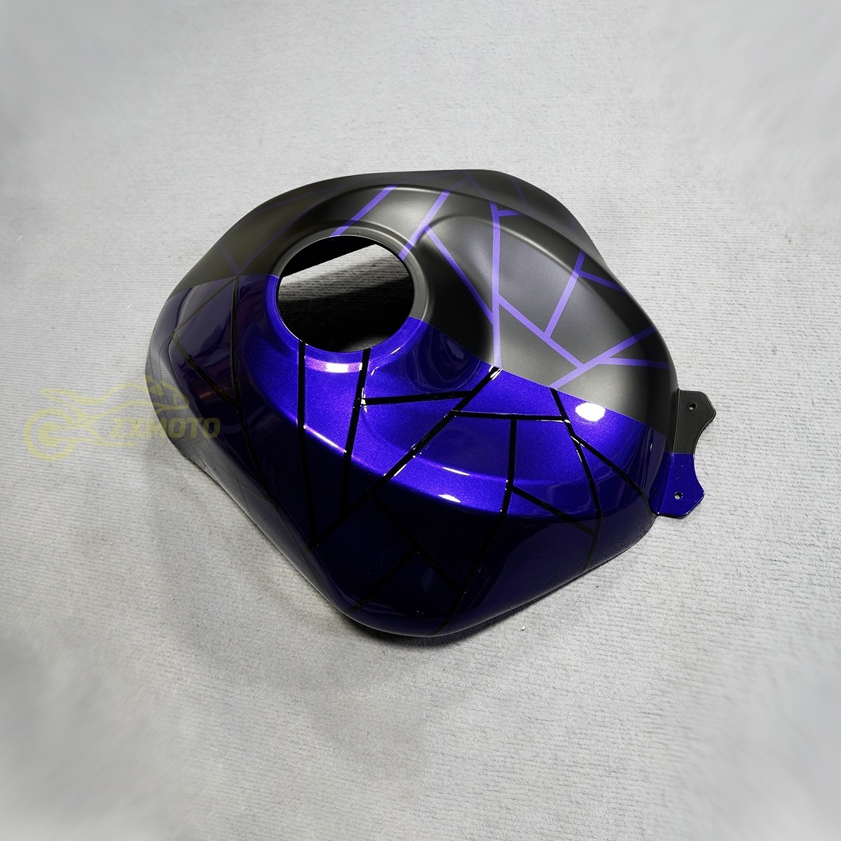 Glossy Purple Black Fairing Kit +Tank For Kawasaki Ninja ZX6R 2024 2025 636 ABS