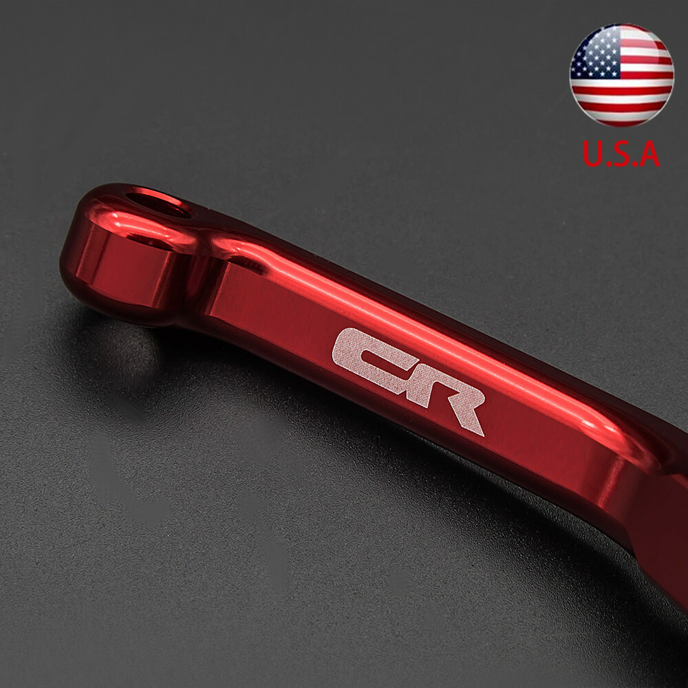 For Honda CR80R CR85R 1998-2007 CNC Brake Clutch Levers CR Logo Pivot Dirtbike