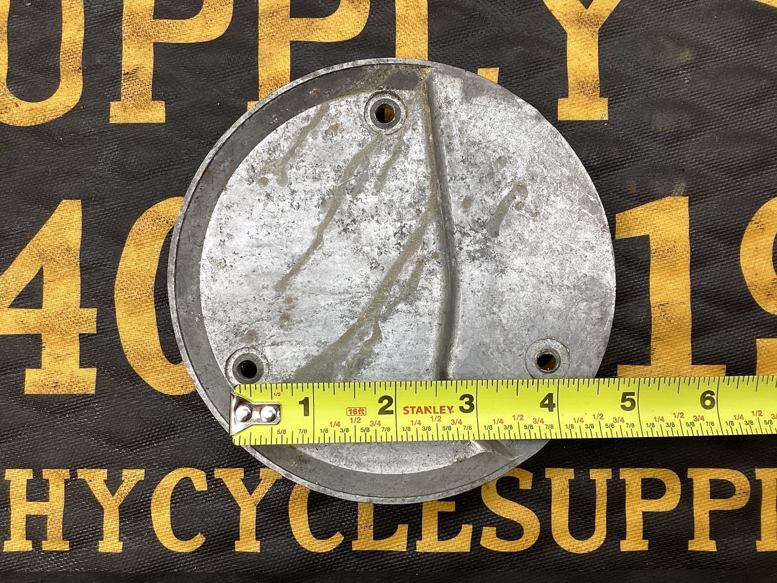 OEM HONDA CB750K CB750F VINTAGE FINNED CAST ALUMINUM CLUTCH ENGINE COVER NICE
