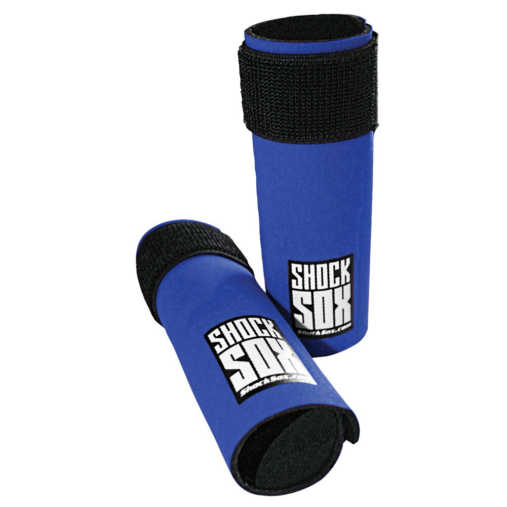 Shock Sox Fork Seal Guards 37-50mm 6″ Blue Motorcycle Dirt Bike Enduro MX 6-BLUE