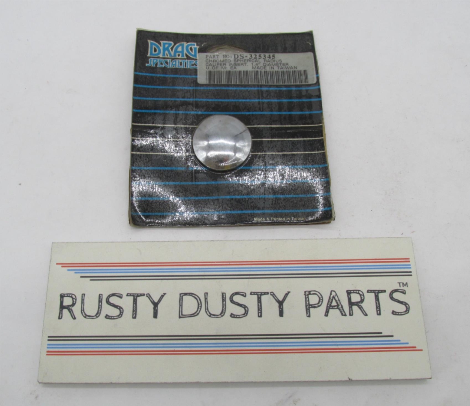Harley Davidson Drag Specialties Chrome 1.4″ Spherical Caliper Insert DS-325345