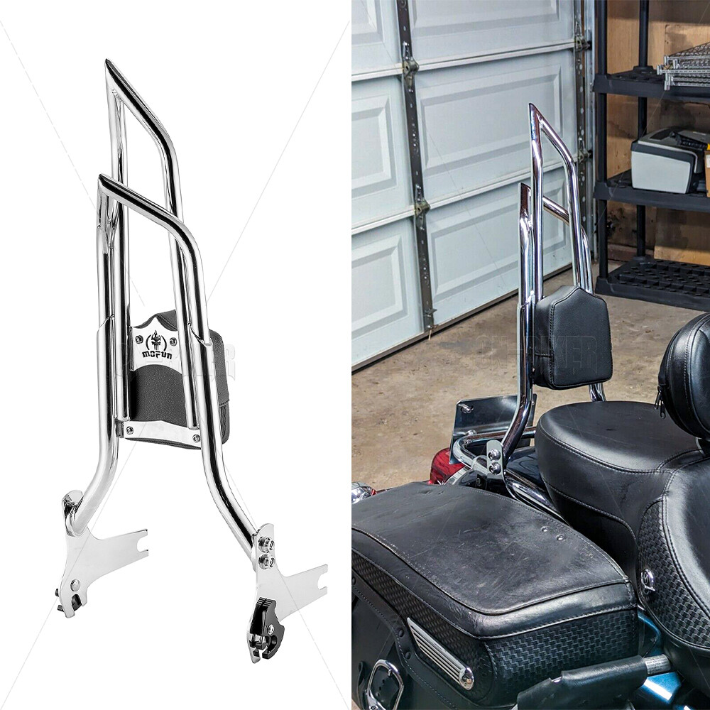 Tall Backrest Sissy Bar For 97-08 Harley Touring Road King EFI FLHRCI FLHRC FLHR