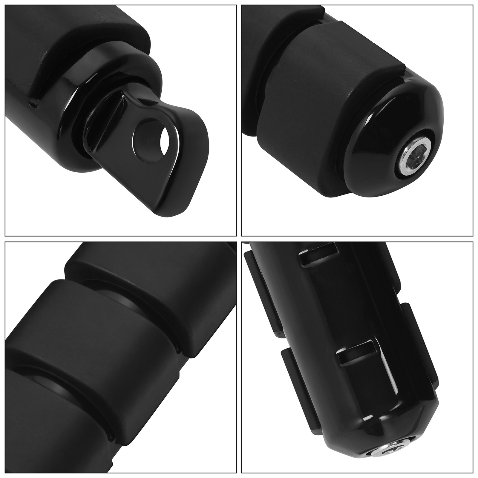 Anti Vibration Rubber Footpeg Fit For Harley Dyna Wide Glide Street Bob Softail