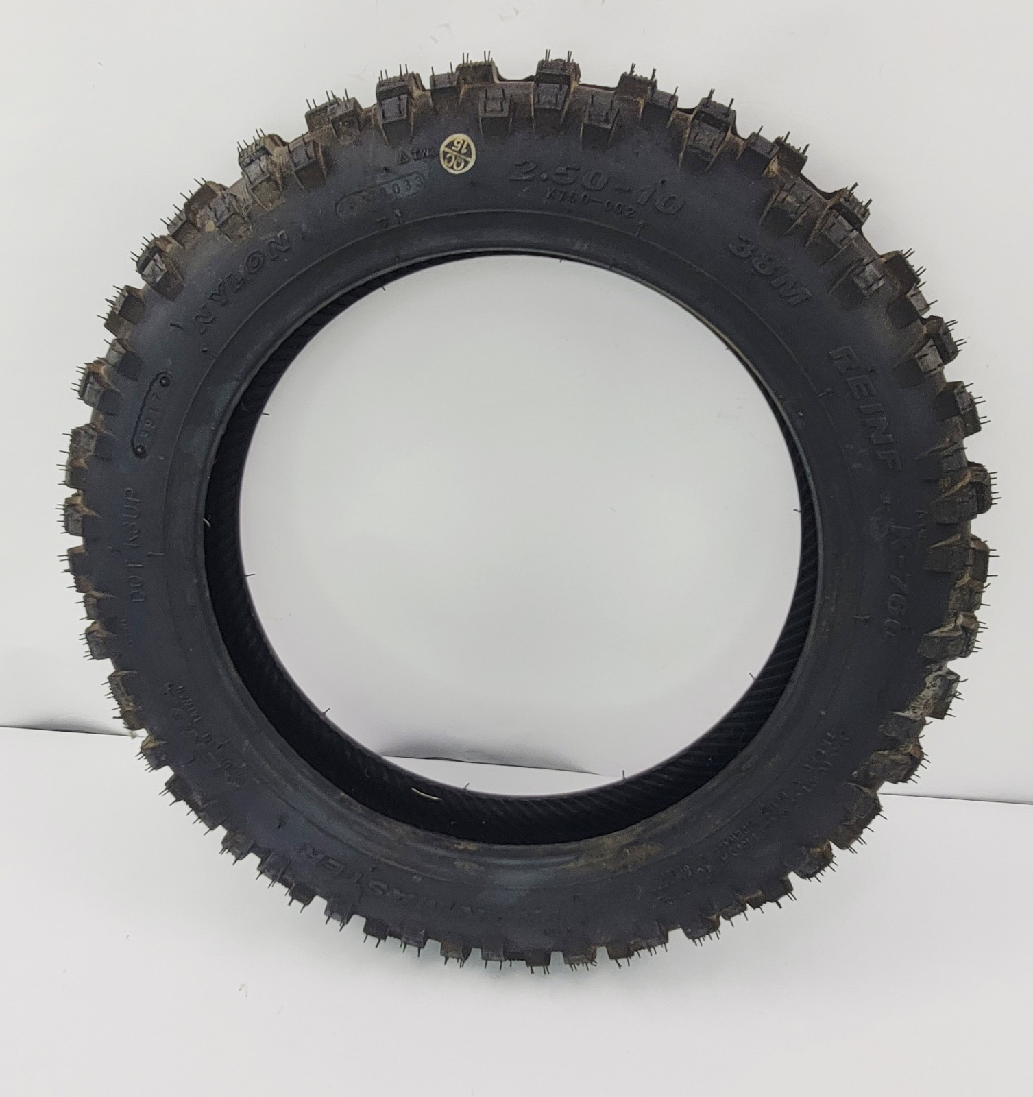 2006 06-25 Yamaha TTR 50 Front Wheel Rim With New Tire Included 10×2.50 Kenda
