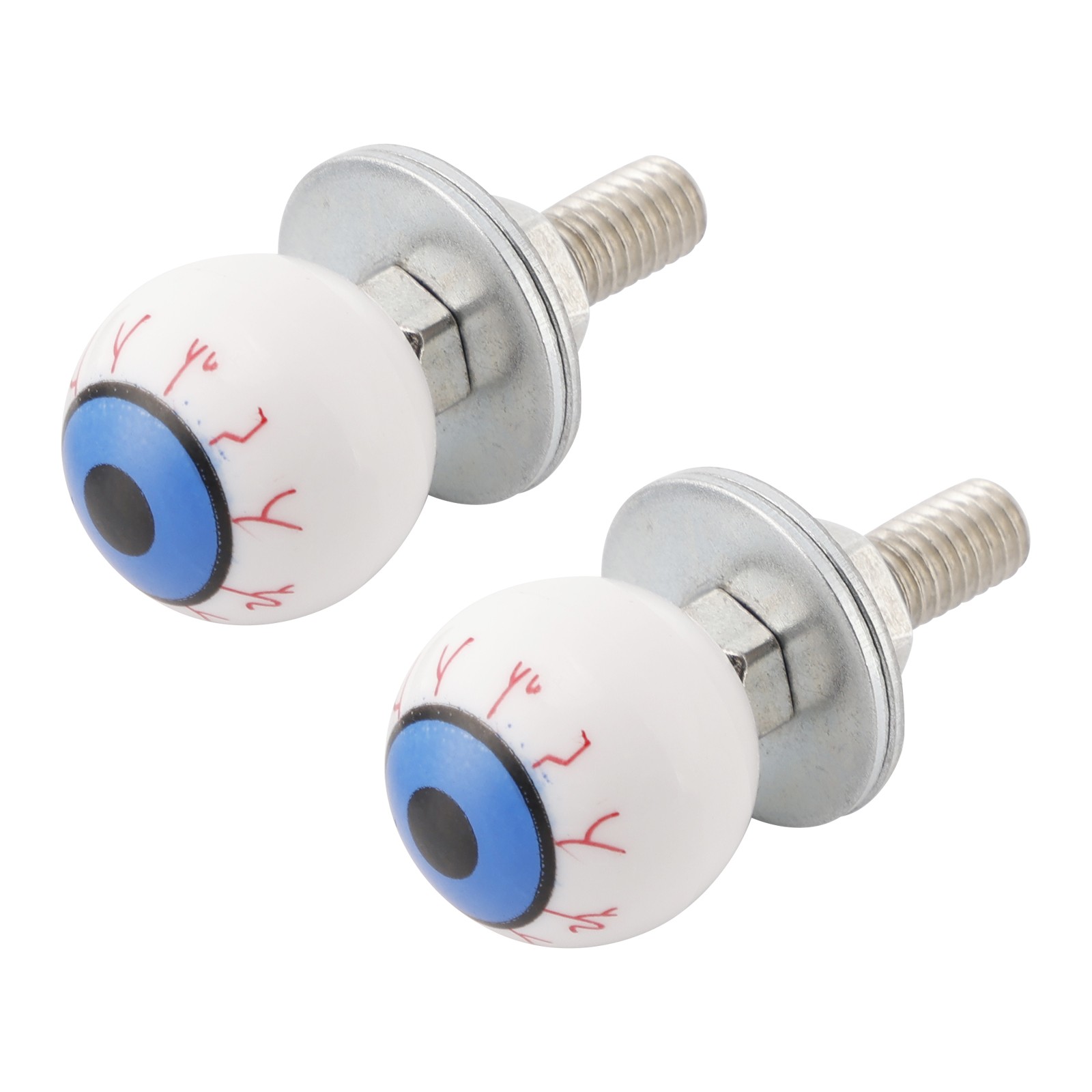 M6 Plastic Custom Head Eyeball License Plate Frame Screws Bolts Hardware X2 US