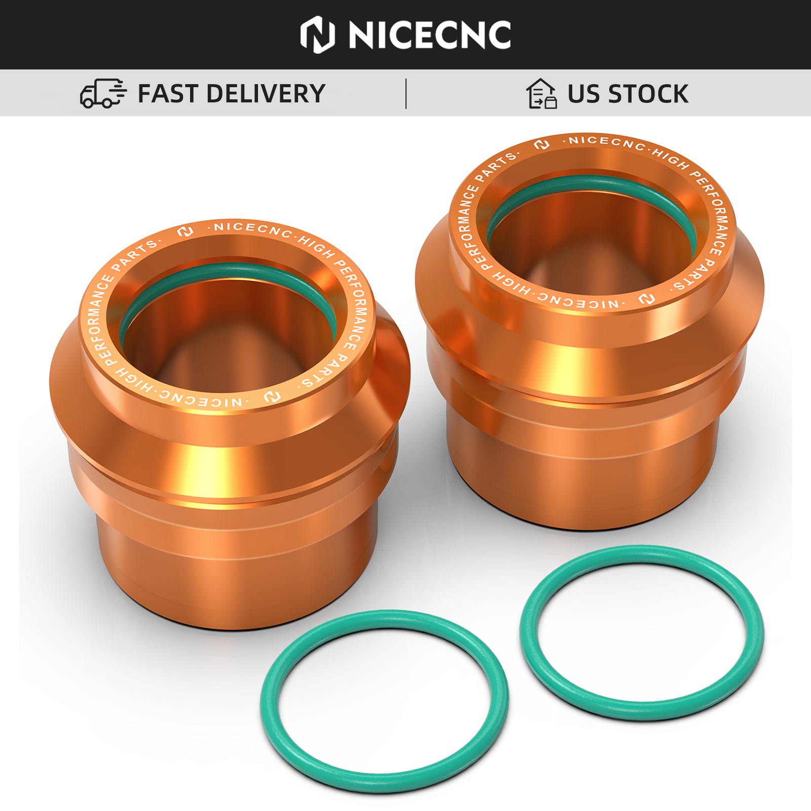 Front Wheel Axle Spacers For For KTM 125-500 XC/XCF/XCW/SX/SXF/EXC/EXCF 2017-24