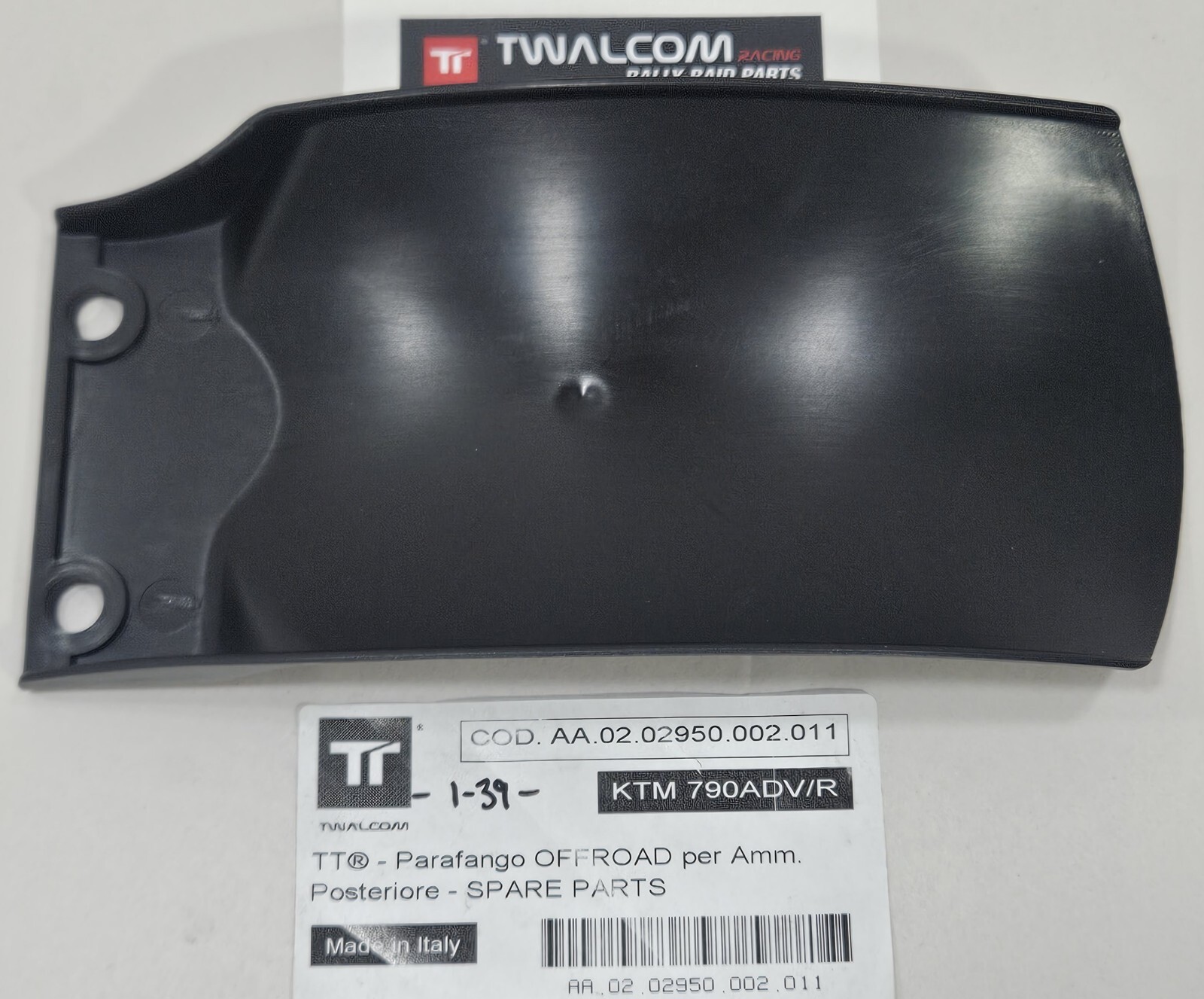 1 NEW Twalcom Offroad Shock Mudguard Mud Cover Flap ONLY for KTM 790 R Adventure